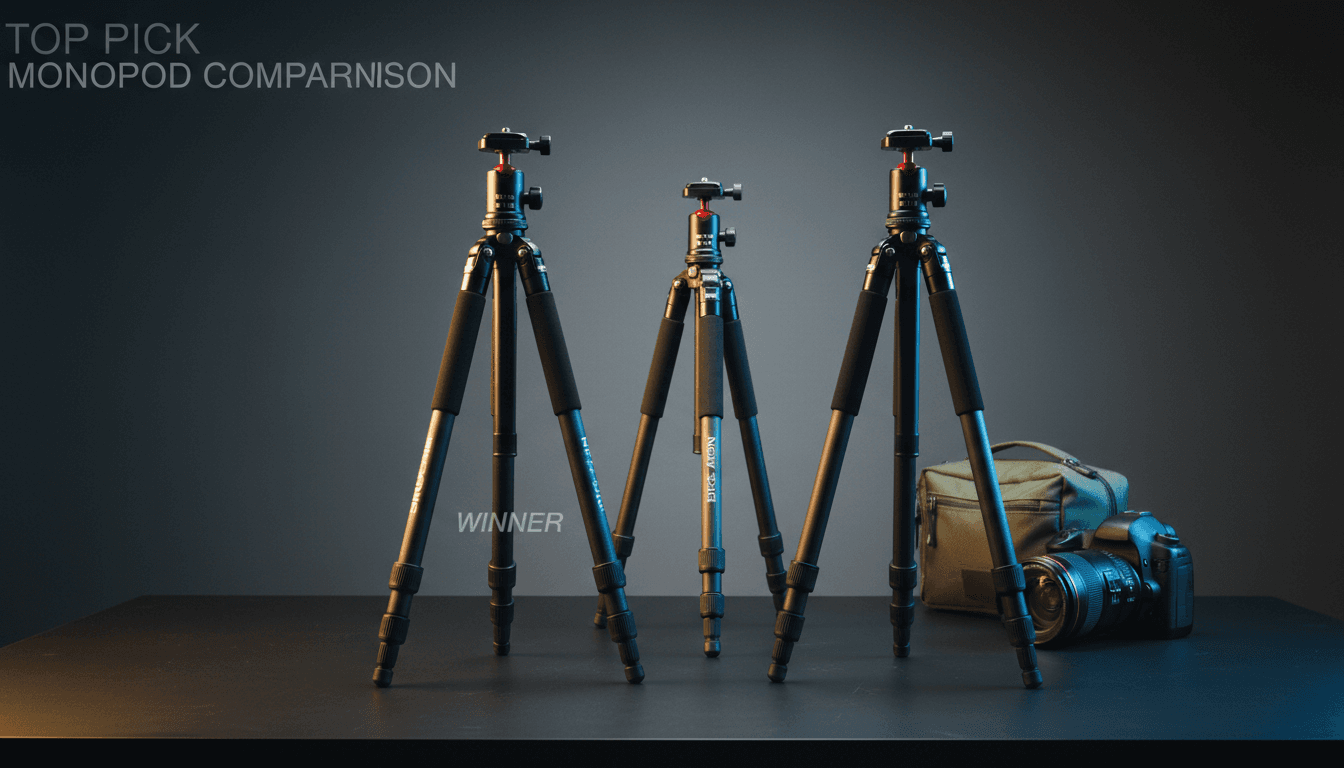 Best Camera Monopods with Built‑in Feet