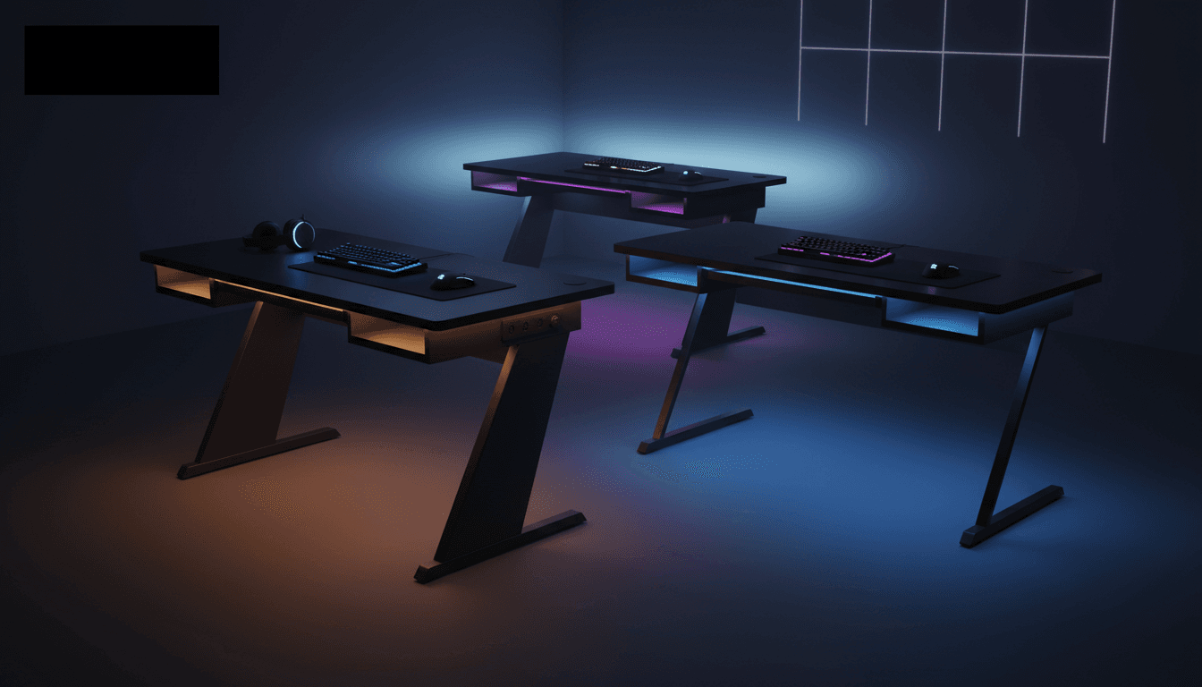 Best Gaming Desks with Built‑in Power Outlets or USB Charging Ports