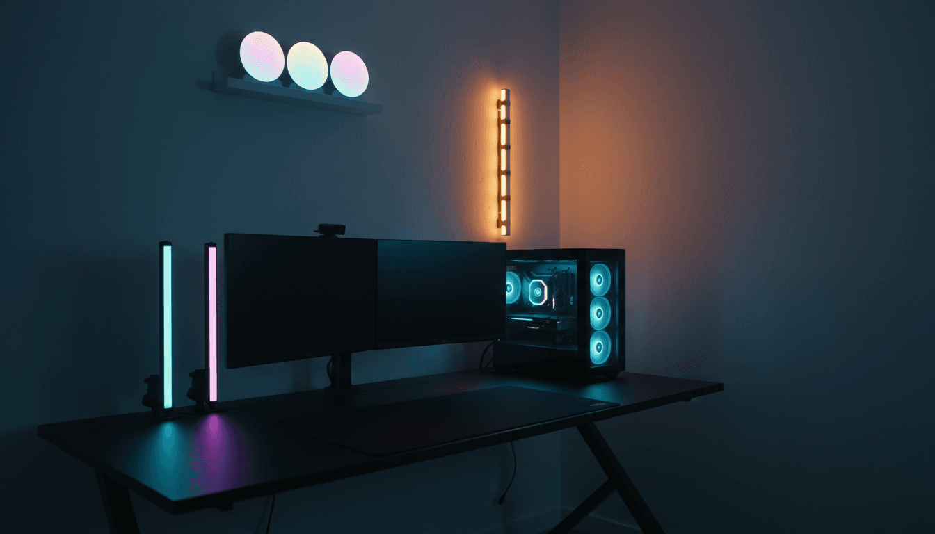 Best Gaming Lighting with Alexa or Google Assistant Compatibility