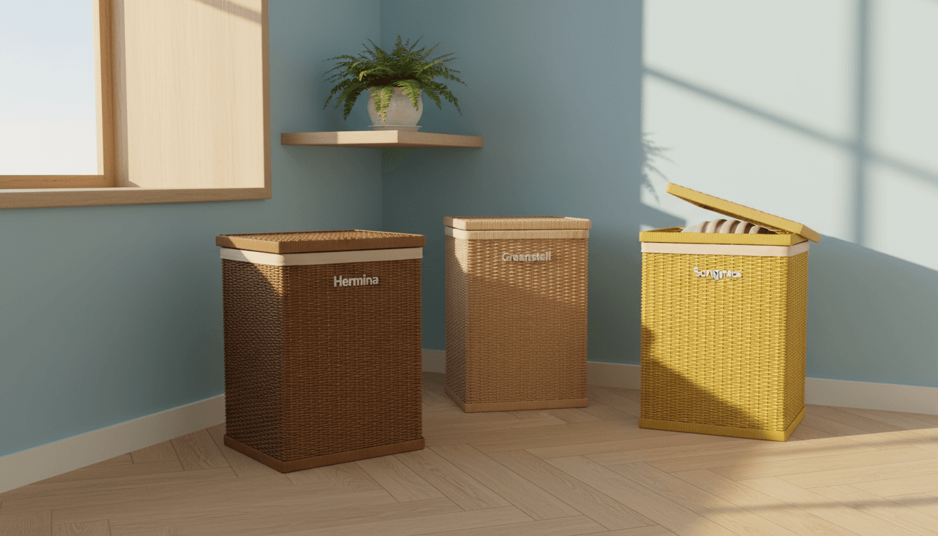 Best Wicker / Hand‑Woven Rattan Laundry Hampers