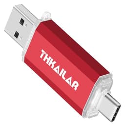 Thkailar USB Flash Drive 512GB Red