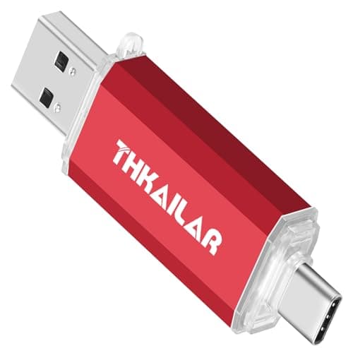 Thkailar USB Flash Drive 512GB Red