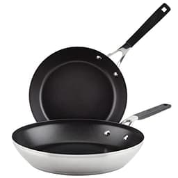 KitchenAid Stainless Steel Nonstick Frying Pan Set