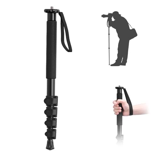 ULANZI TB12 61-Inch Camera Monopod - Portable Tripod & Monopod Photography Stick