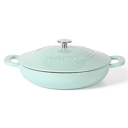 Martha Stewart 3.5-Quart Dutch Oven Blue