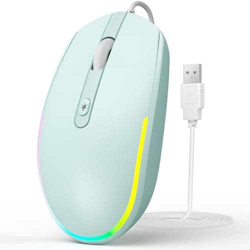 Seenda Wired Mouse Mint Green