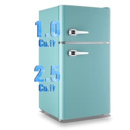 Wanai Retro Mini Fridge 3.5 Cu.ft