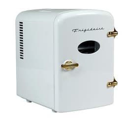 Frigidaire Retro Mini Personal Fridge White Gold