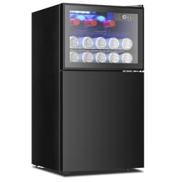Euhomy Double Door Mini Fridge