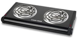 Black+Decker Double Burner Portable Buffet Range