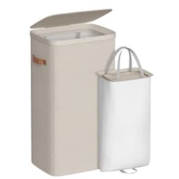 Songmics Laundry Basket Beige