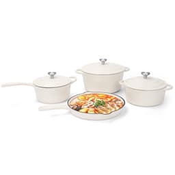 QuliMetal Nonstick Enameled Cast Iron Cookware Set