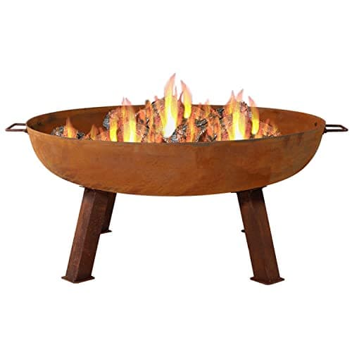 Sunnydaze 34-Inch Cast Iron Fire Pit
