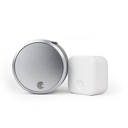 August Smart Lock Pro + Connect Silver