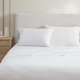 Martha Stewart Cotton Percale Sheet Set White
