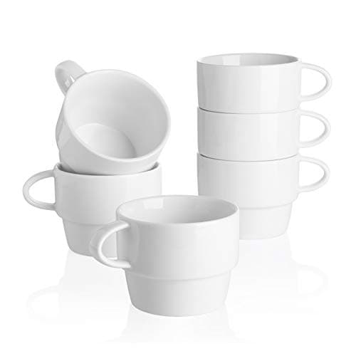 Sweese Porcelain Espresso Cups 10‑oz