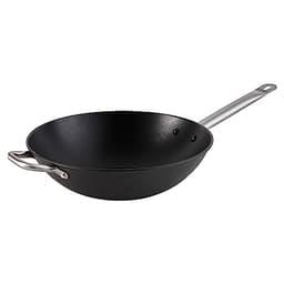 Imusa Light Cast Iron Wok Black