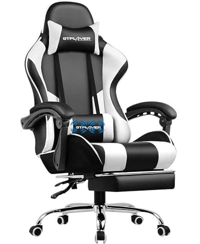 GTPLAYER Gaming Chair White