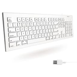 Macally Full Size USB Wired Keyboard