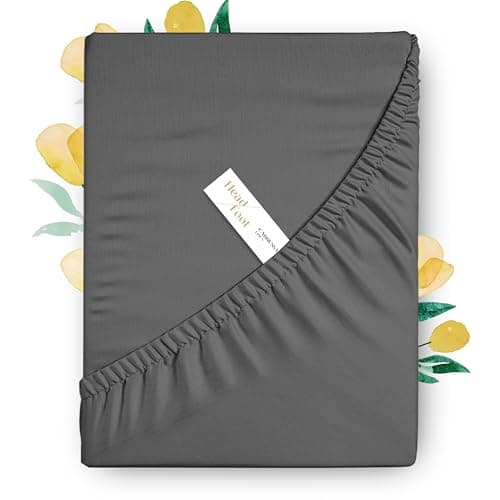 Carressa Linen Queen Fitted Sheet Gray