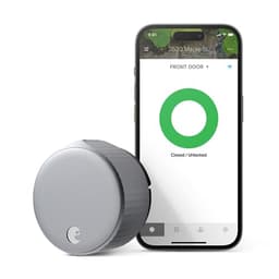 August Smart Lock Wi-Fi Silver