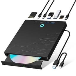 Xadioei External CD DVD Drive