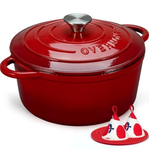 Overmont 5.5-Quart Dutch Oven