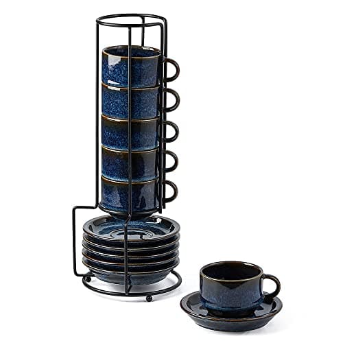 JH Jiemei Home Porcelain Stackable Espresso Cups