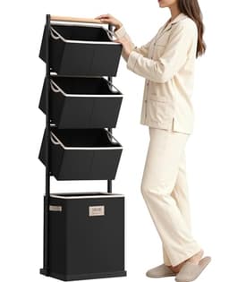 Soledi 4-Section Laundry Hamper Sorter