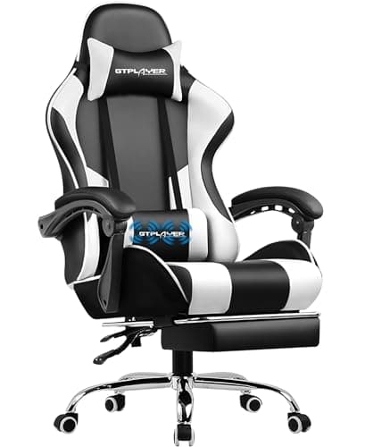 GTPLAYER Gaming Chair White