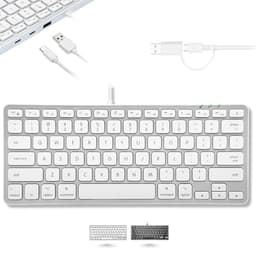 Macally Small Keyboard Silver