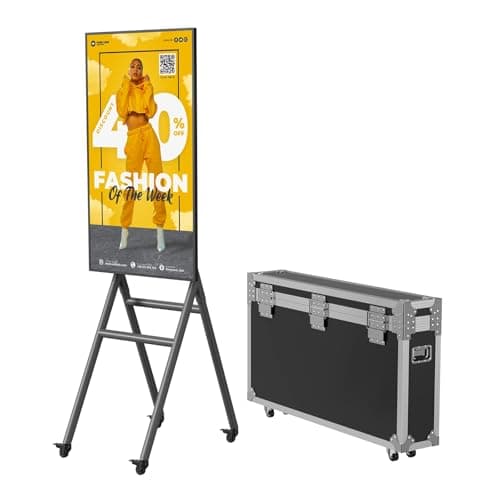 Qixzocv 43-inch Mobile Kiosk