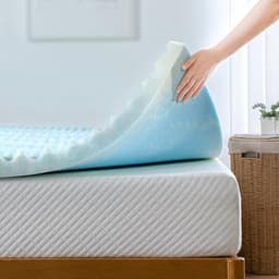Zinus 2-inch Swirl Gel Queen Mattress Topper