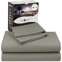 California Design Den Egyptian Sheets Gray