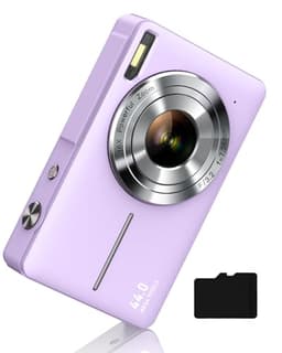 Camkory Digital Camera Purple 32GB