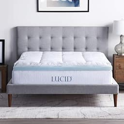 Lucid 4-Inch Full Mattress Topper