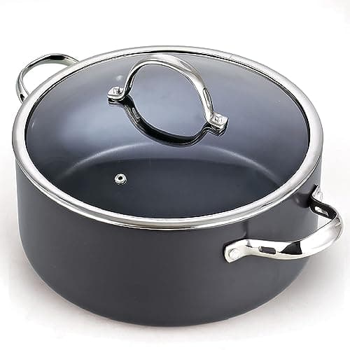 Cooks Standard Hard Anodized Dutch Oven Black