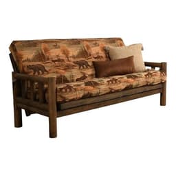 Kodiak Furniture Traditional Fabric Futon Mattress Blue