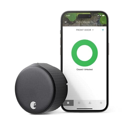 August Smart Lock 4th Gen Black