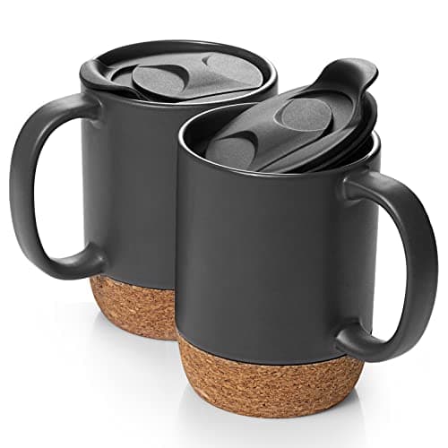 Dowan 15oz Coffee Mugs Matte Gray