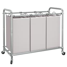 Storage Maniac 3 Section Laundry Sorter Gray