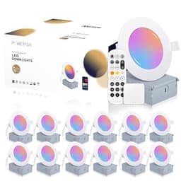 Powerasia Smart Recessed Lighting 4-Inch