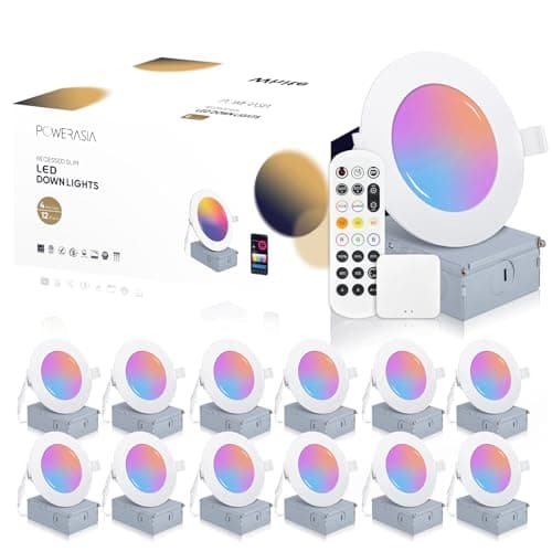 Powerasia Smart Recessed Lighting 4-Inch