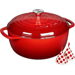 Umite Chef 6QT Cast Iron Dutch Oven