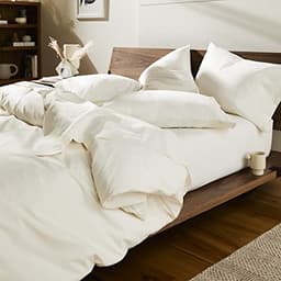 Brooklinen Luxury Percale Sheet Set Cream