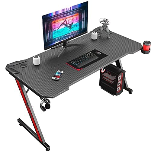Homall Z-Shaped Gaming Desk 55-inch