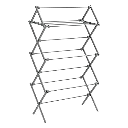 Songmics Clothes Drying Rack Gray