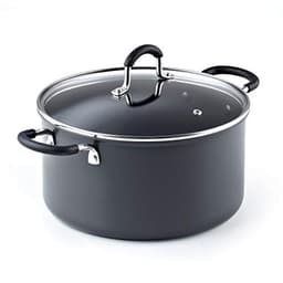 Cook N Home Anodized Dutch Oven Black