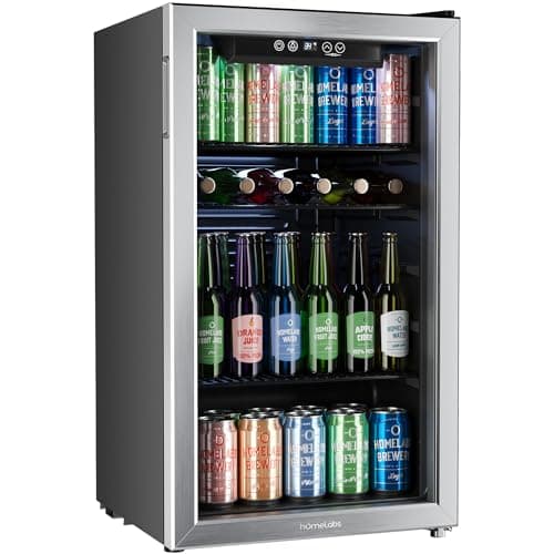 hOmeLabs Beverage Refrigerator