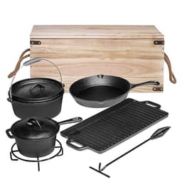 Bruntmor Camping Cast Iron Set